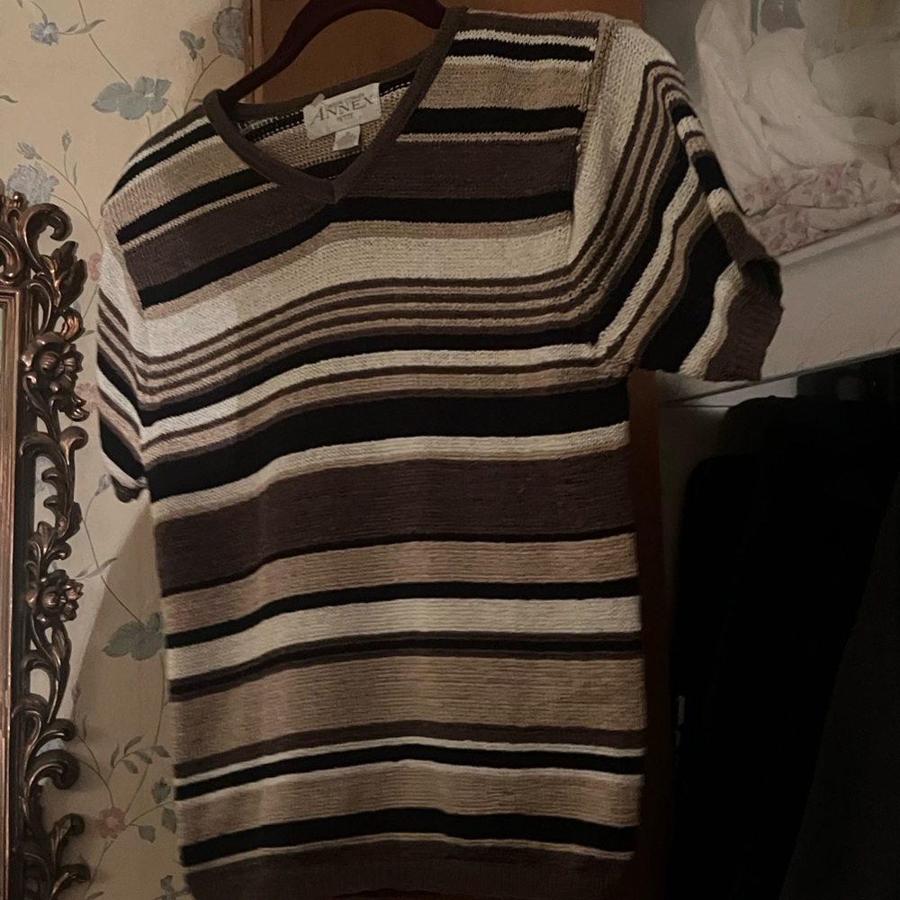 Annex Striped Knit shirt